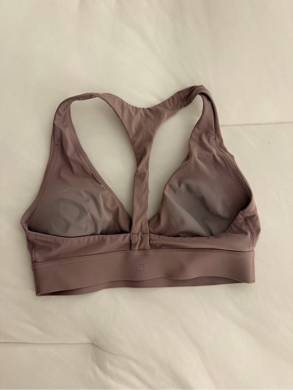 Athleta Racerback Sports Bra - Mauve - Picture 2 of 3